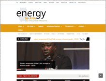 Tablet Screenshot of energyghana.com